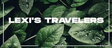 Discovery splash banner for Lexi’s Travelers 🤍 Discord server