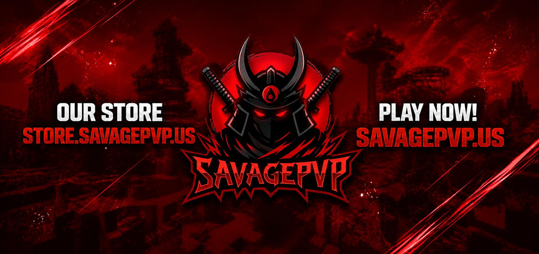 Discovery splash banner for SavagePvP 馃彴 Discord server