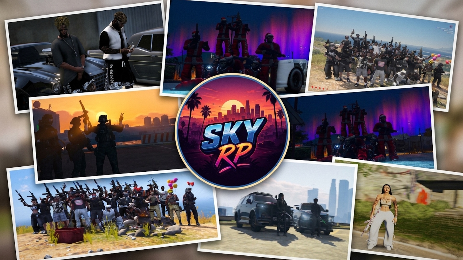 Discovery splash banner for ☁ Sky RP ☁ Discord server