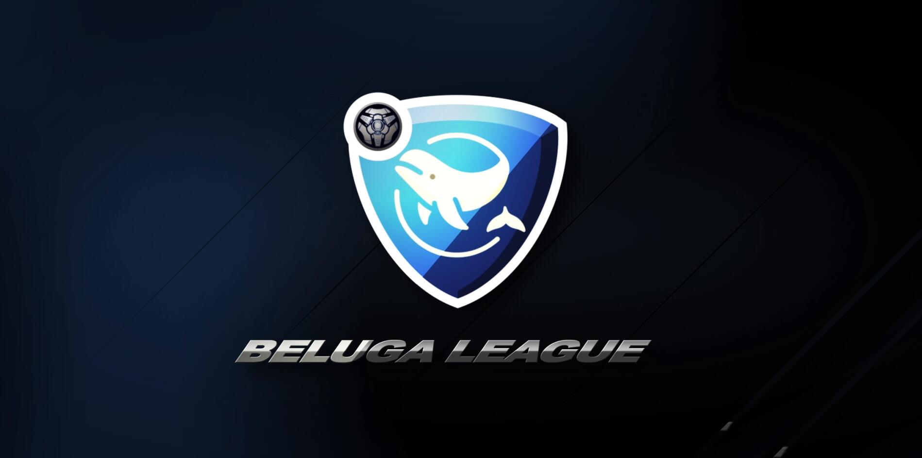 Discovery splash banner for Beluga League RL Discord server