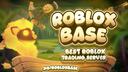 Discovery splash banner for Roblox Base || Adopt Me , MM2, PS99, Bladeball, Murdermystery2 Trading, Crosstrade Discord server