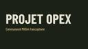 Discovery splash banner for Projet Opex Discord server