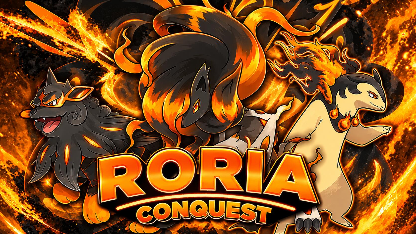 Discovery splash banner for Roria Conquest Discord server