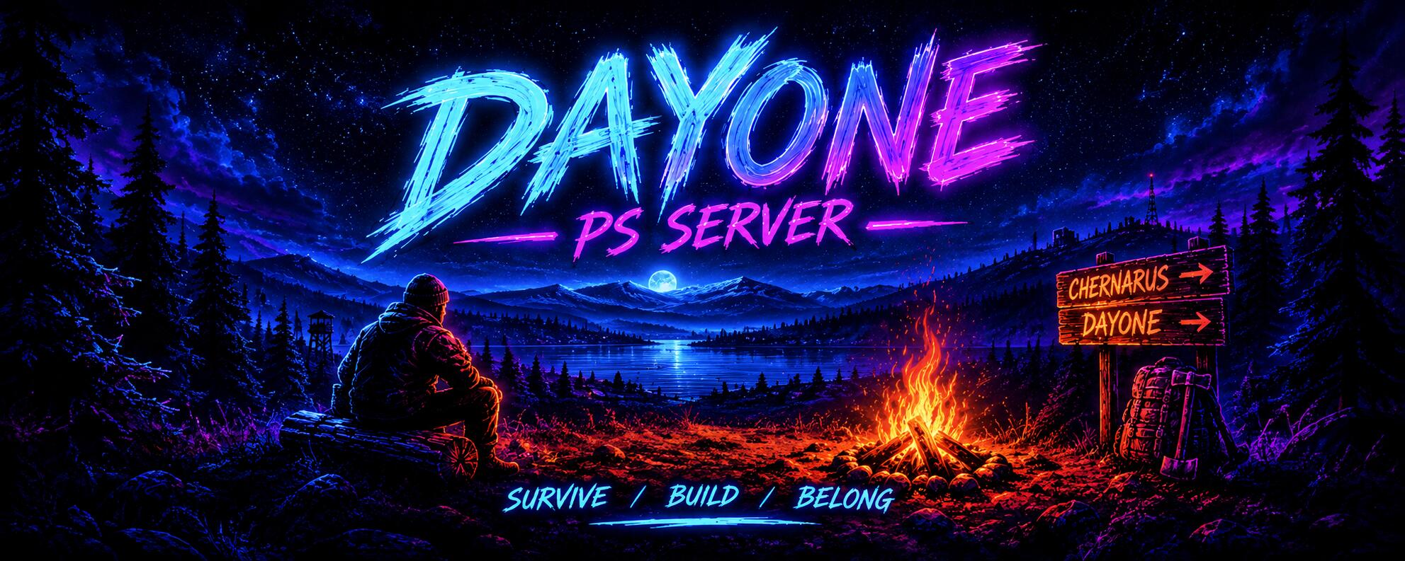 Discovery splash banner for DayOne/DayTwo Discord server