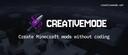 Discovery splash banner for CreativeMode Discord server