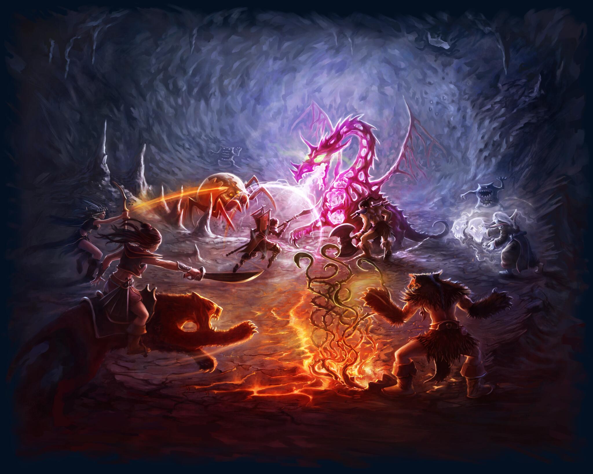 Discovery splash banner for /r/TibiaMMO Discord server