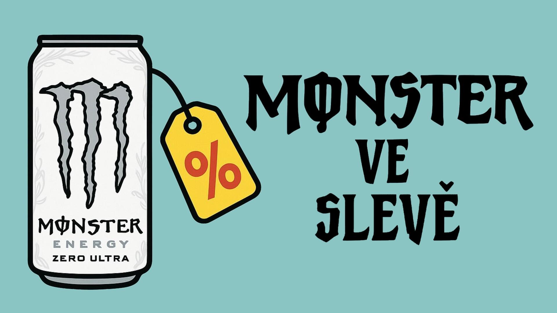 Discovery splash banner for Monster ve Slevě Discord server