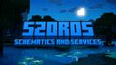 Discovery splash banner for Szoro’s DonutSMP Schematics & Services Discord server