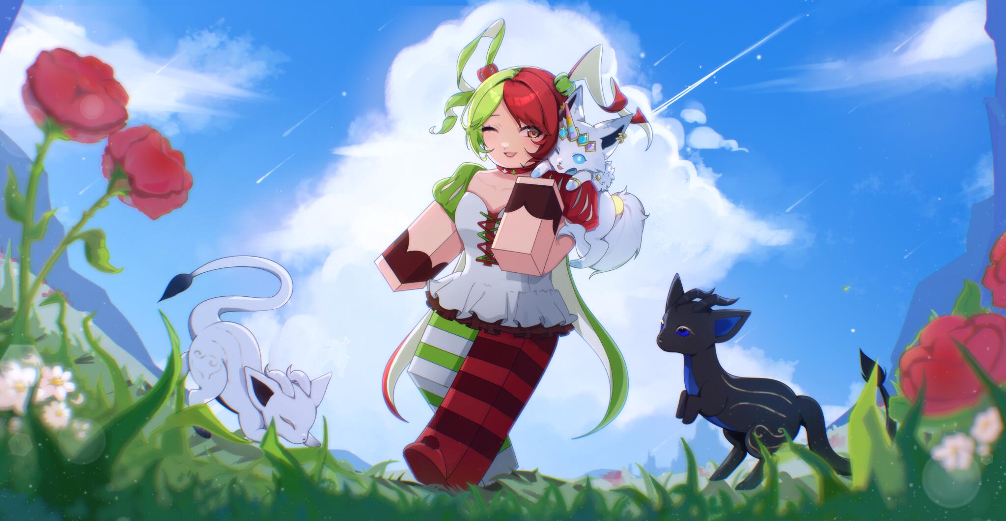 Discovery splash banner for Everblue:Dungeons | DollNova Discord server