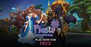 Discovery splash banner for Fiesta Online Discord server