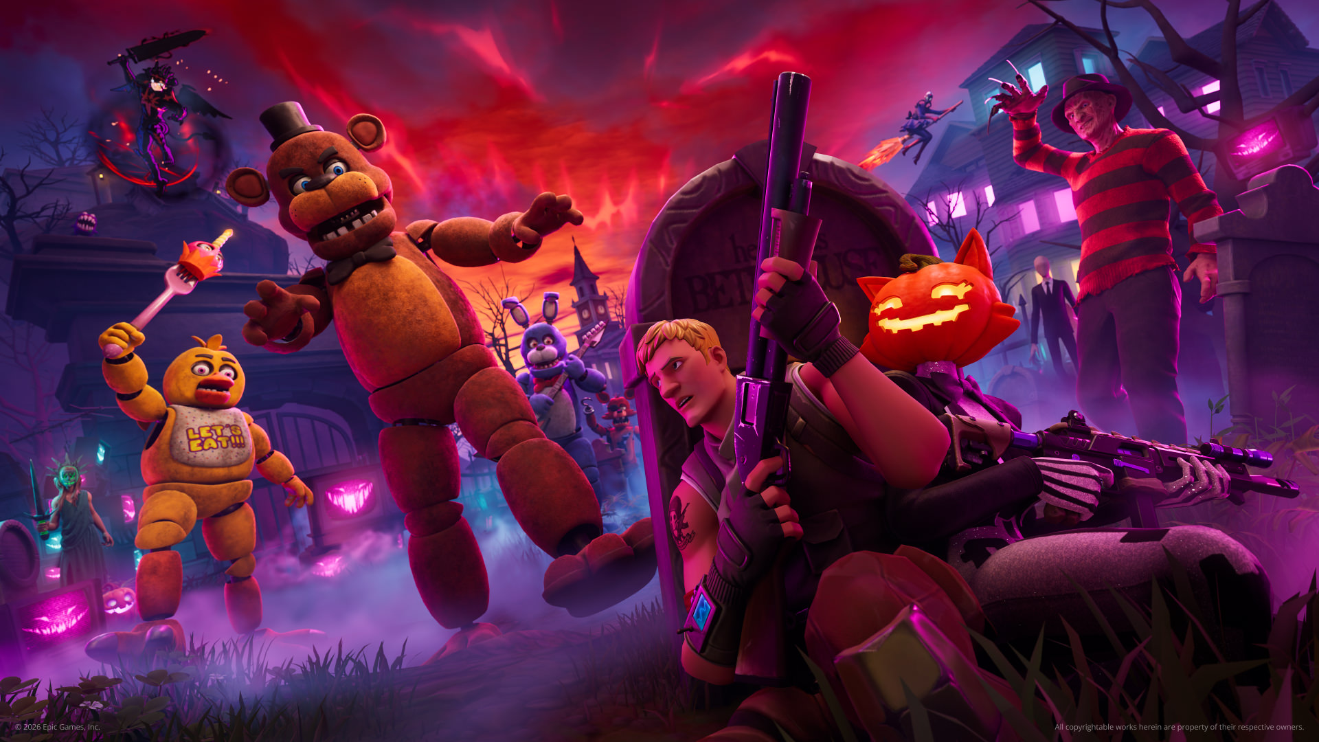 Discovery splash banner for Official Fortnite Discord server