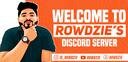 Discovery splash banner for ROWDZIE Discord server
