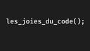 Discovery splash banner for Les Joies du Code Discord server