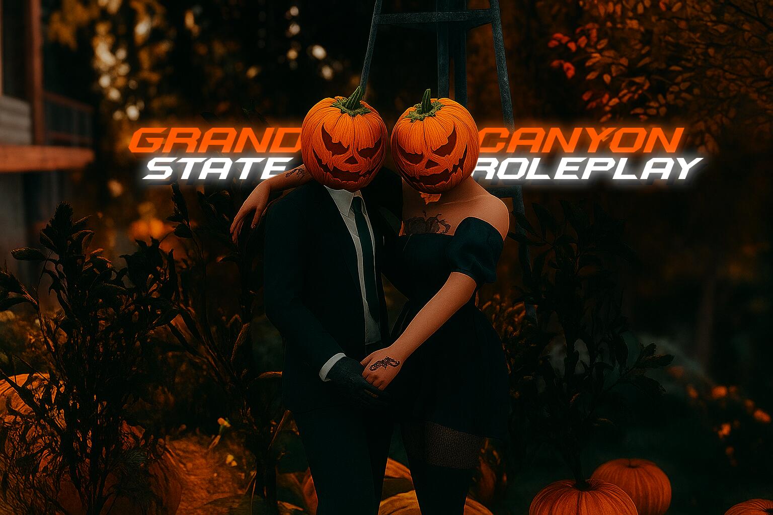 Discovery splash banner for Grand Canyon State Roleplay Discord server
