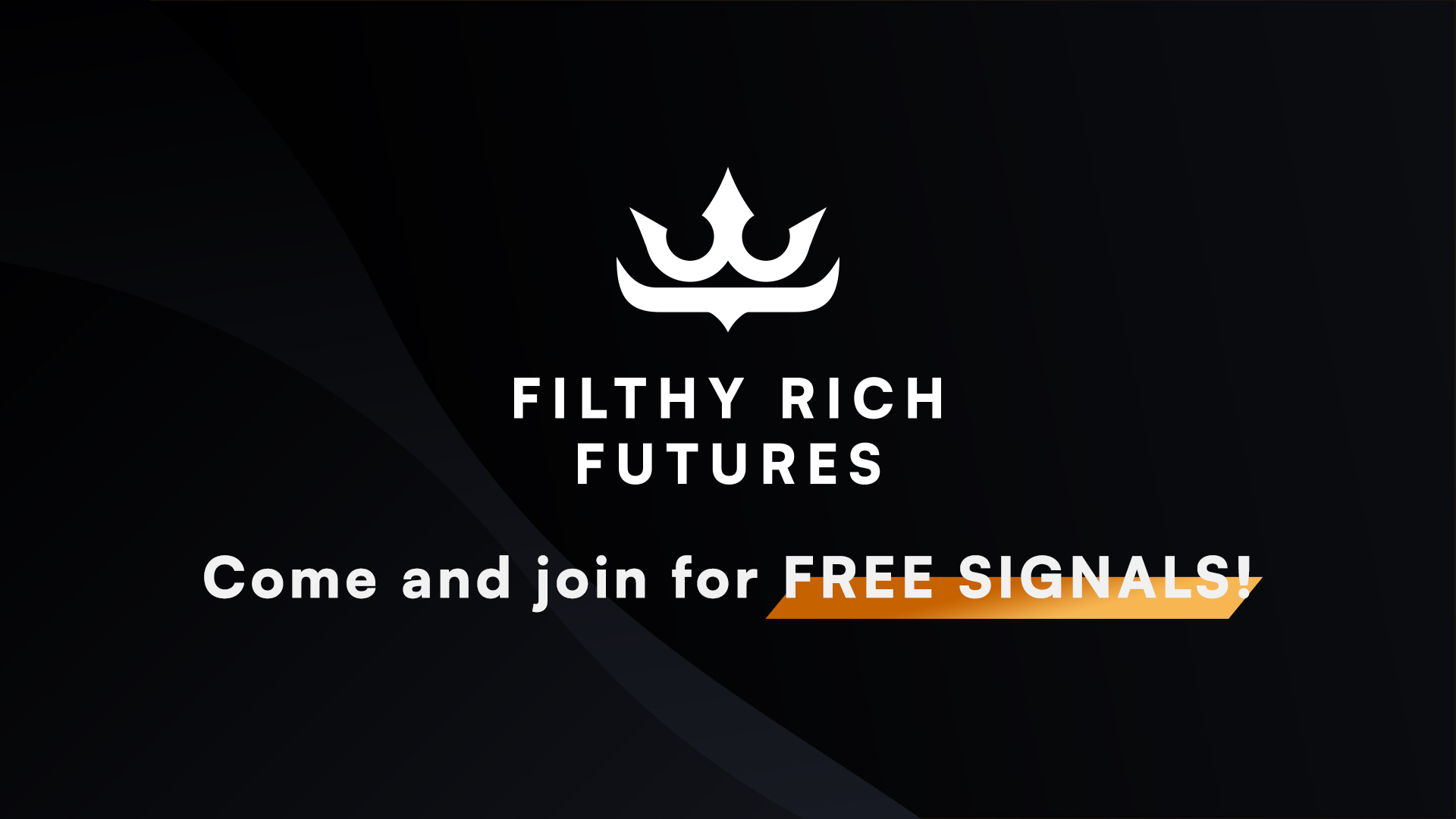 Discovery splash banner for Filthy Rich Futures Discord server