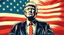 Discovery splash banner for Save America - Trump, MAGA, Politics, News Discord server